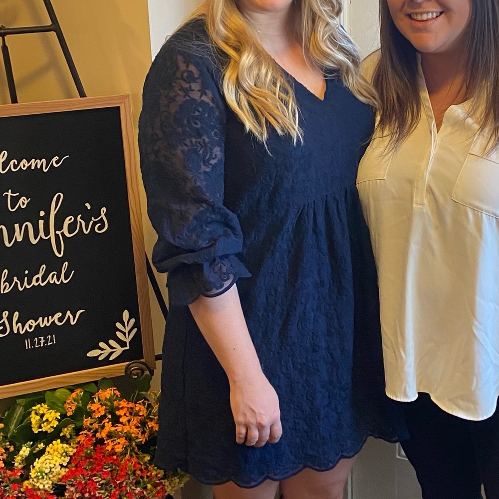 Navy blue Madewell dress size 12